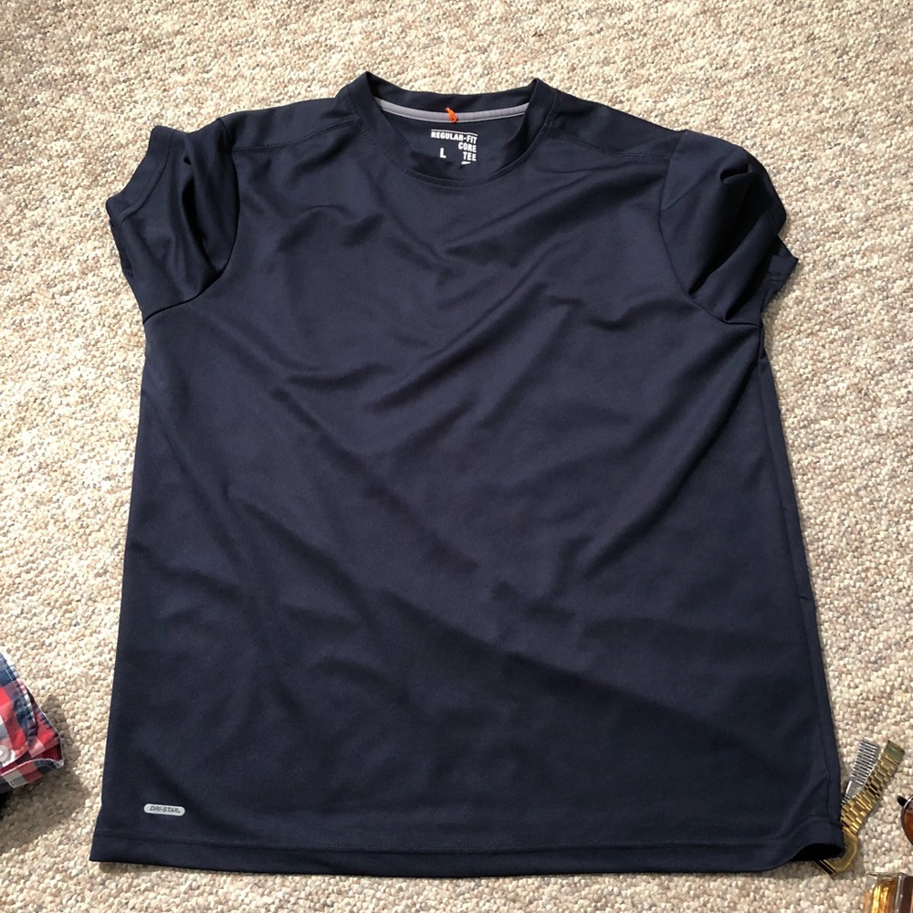 Men’s Starter Blue Workout Shirt Large